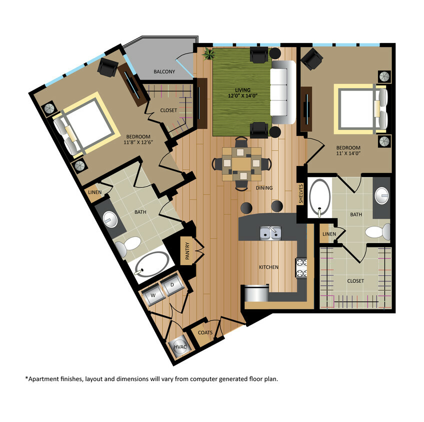 West Midtown Atlanta 1 & 2 Bedroom Apartments for Rent