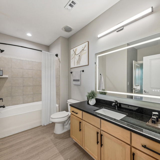Porter Westside - Apartments in Atlanta, GA - Renovated Bathroom